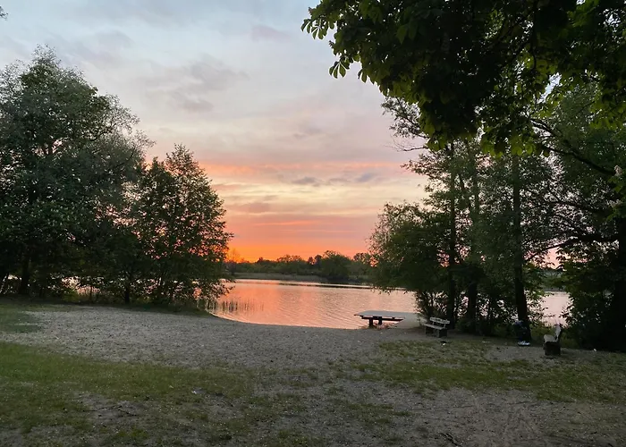 Mit Ruhe Wasser Licht